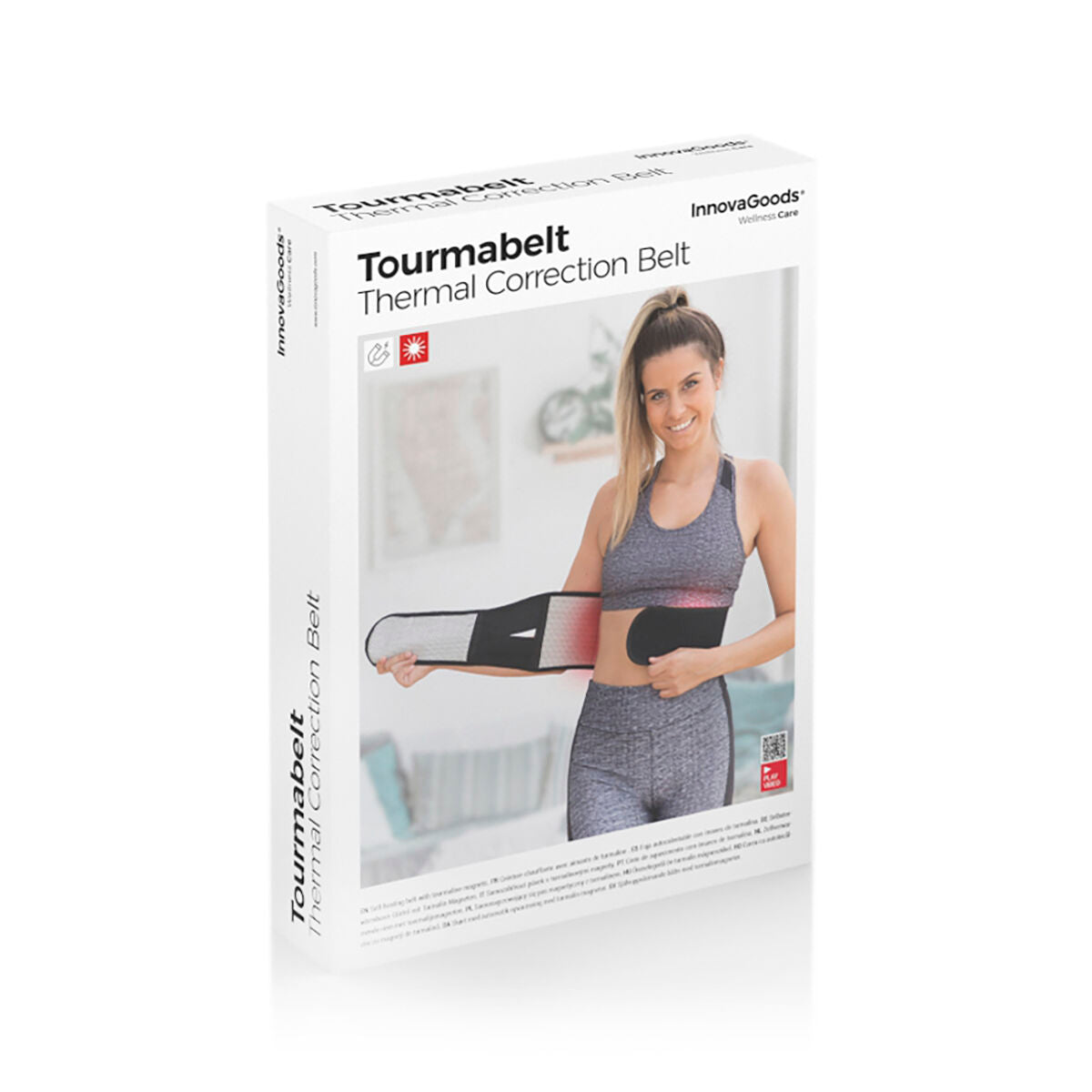 Innovagoods Thermal Correction Girdle With Tourmaline Magnets Tourmabelt Innovagoods