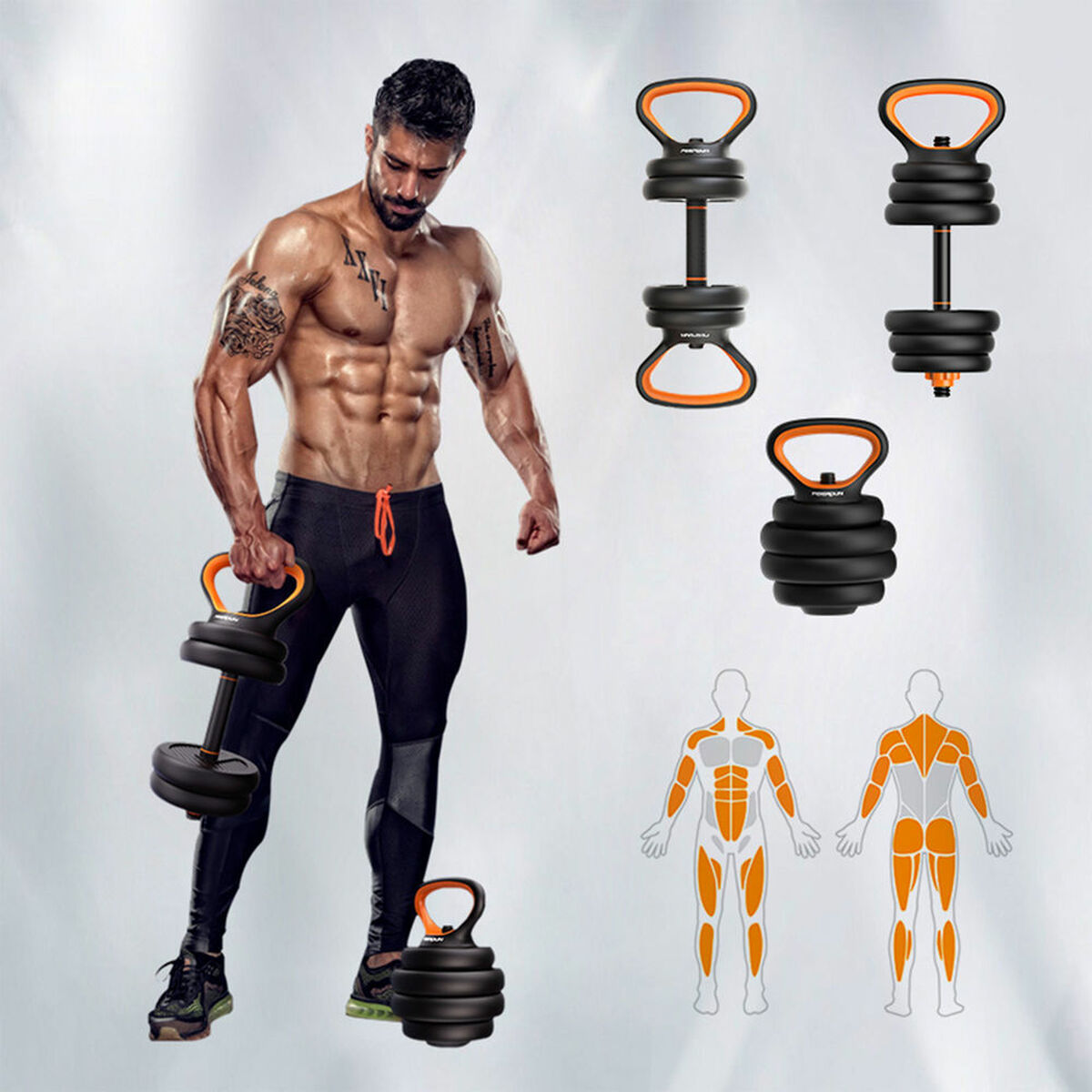 Xiaomi Kettlebell And Dumbbell Kit Xiaomi 10 Kg 10 Kg