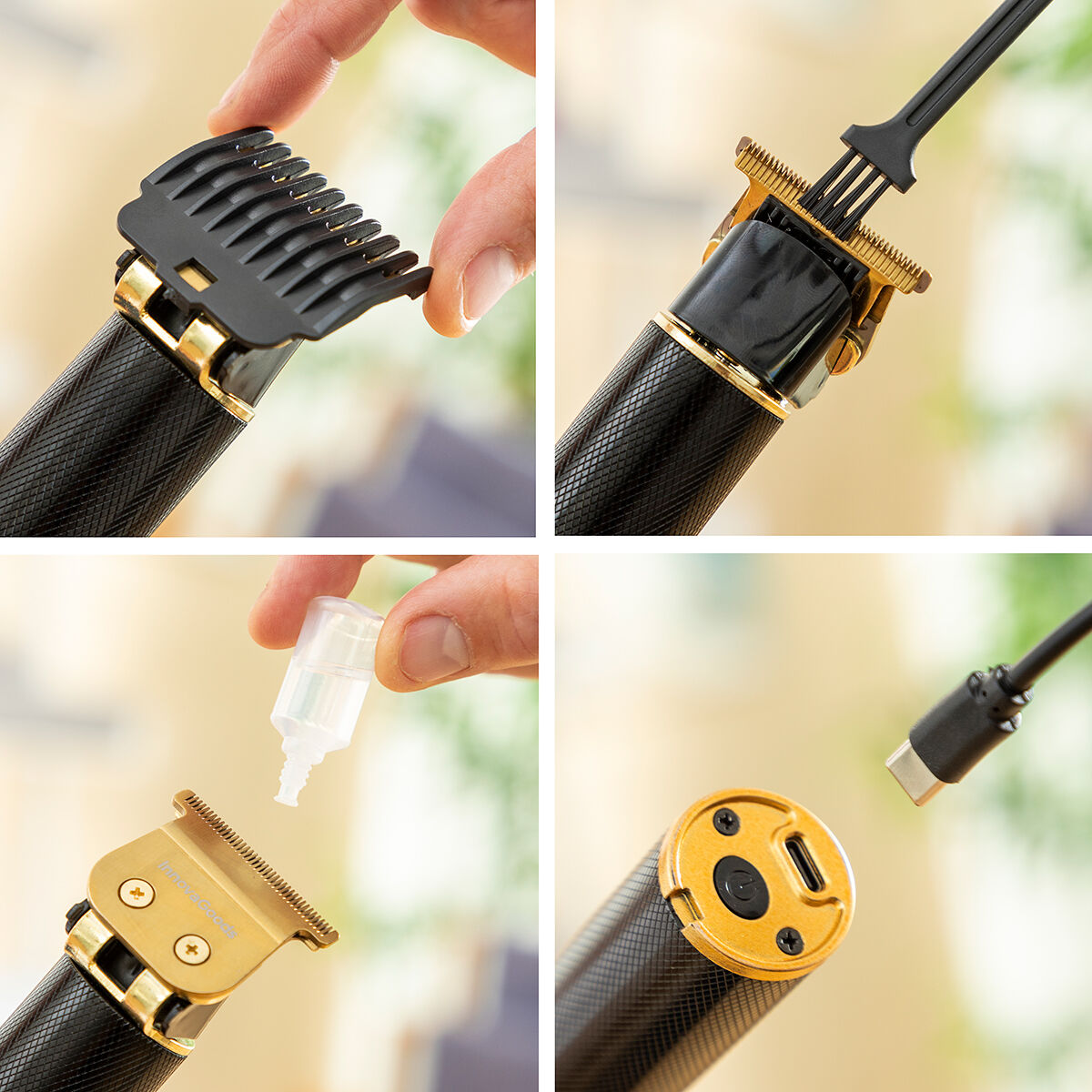 Innovagoods Professional Rechargeable Hair Clipper With Accessories Triher Innovagoods