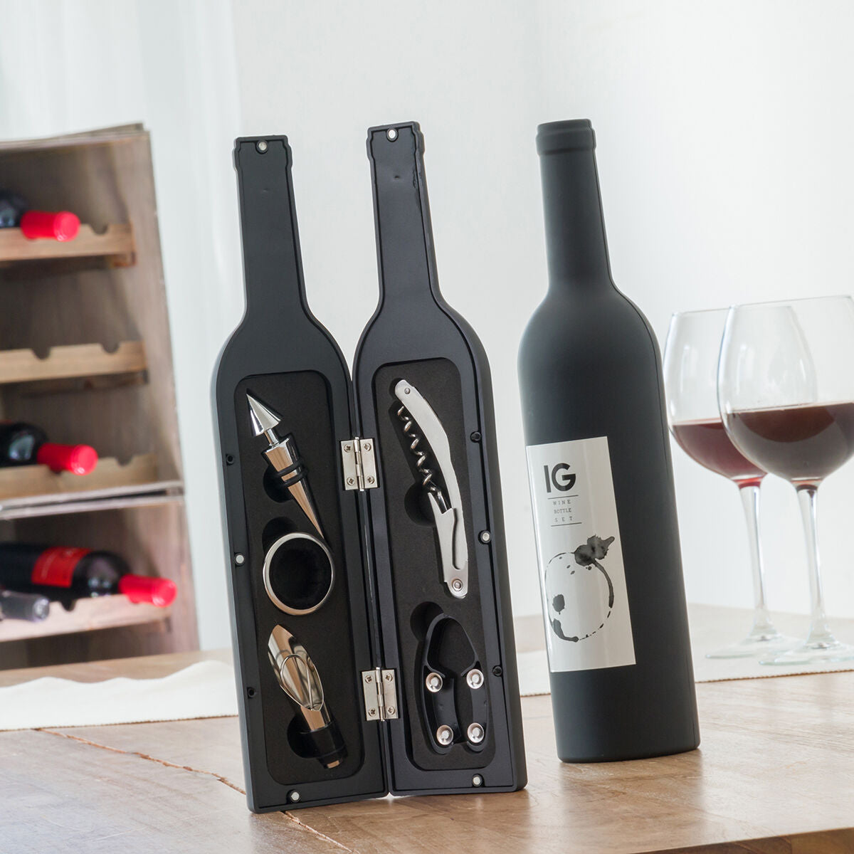 Innovagoods Bottle Wine Set Innovagoods 5 Pieces