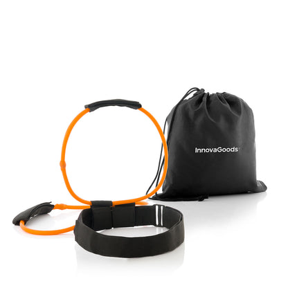 Innovagoods Belt With Resistance Bands For Glutes And Exercise Guide Bootrainer Innovagoods