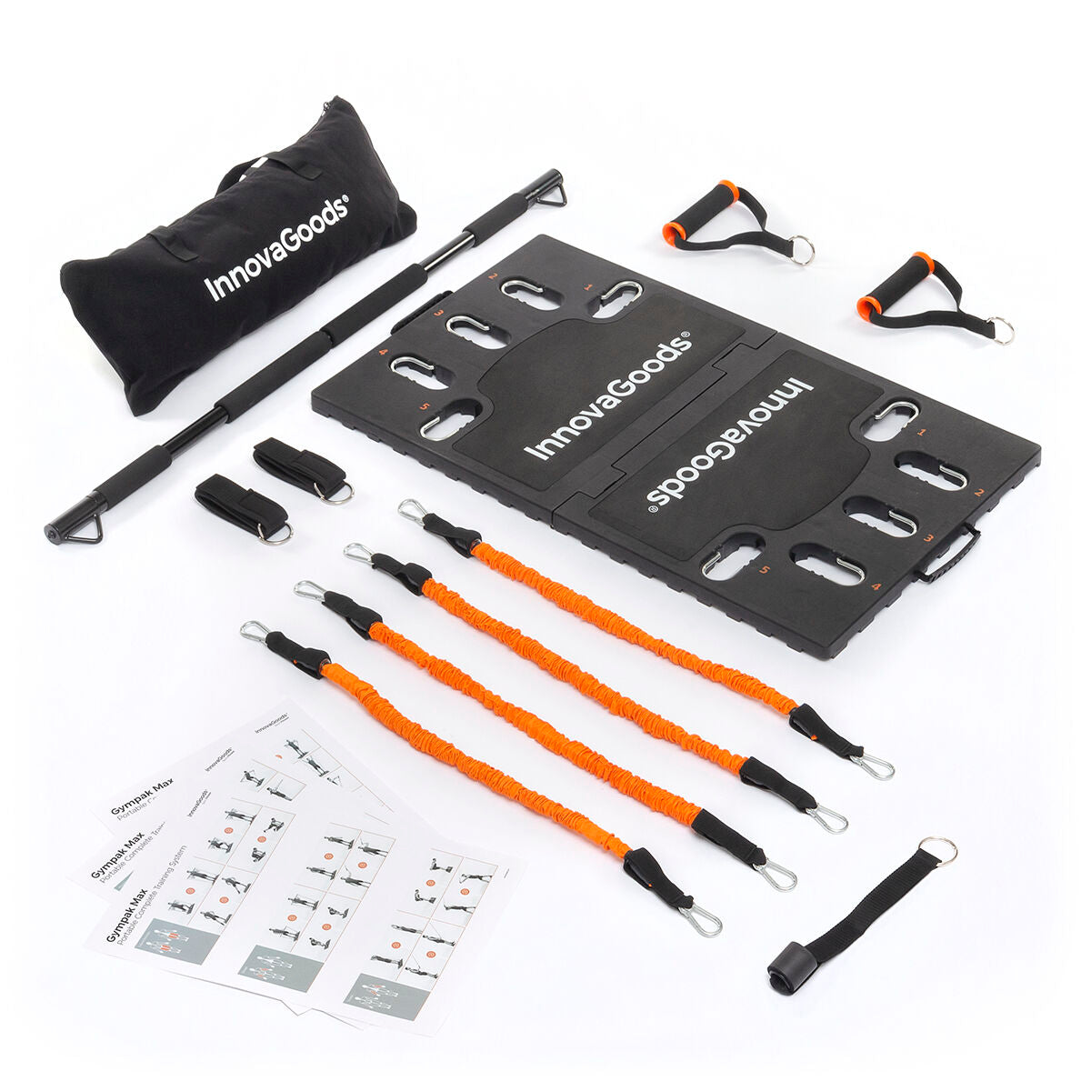 Innovagoods Integrated Portable Training System With Exercise Guide Gympak Max Innovagoods