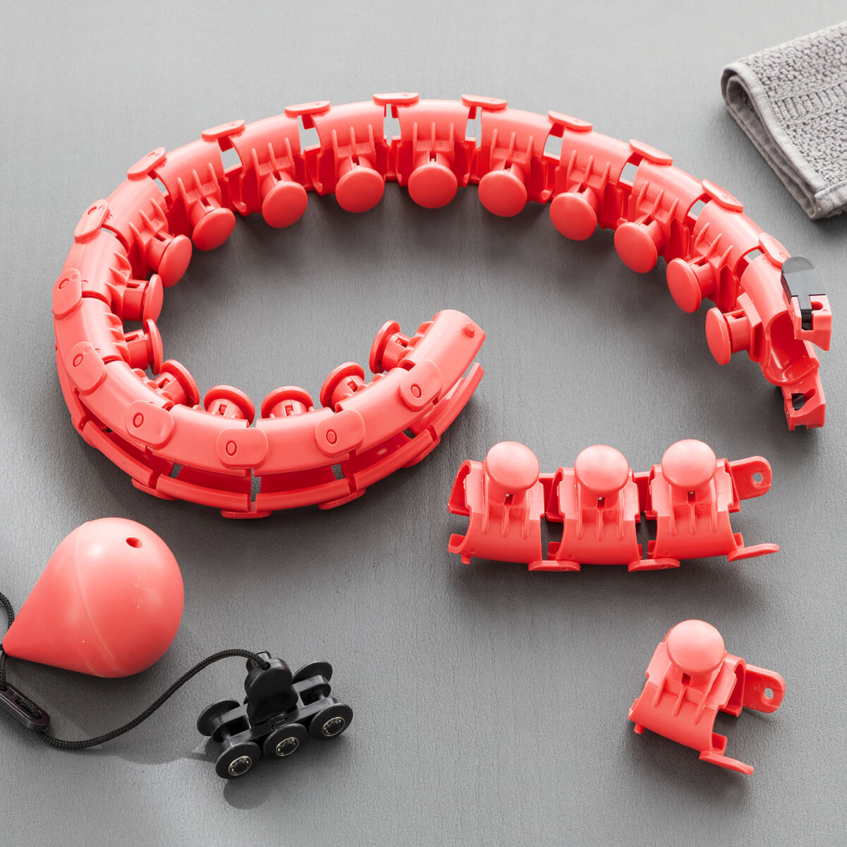 Innovagoods Adjustable Smart Fitness Hoop With Weight Fittehoop Innovagoods