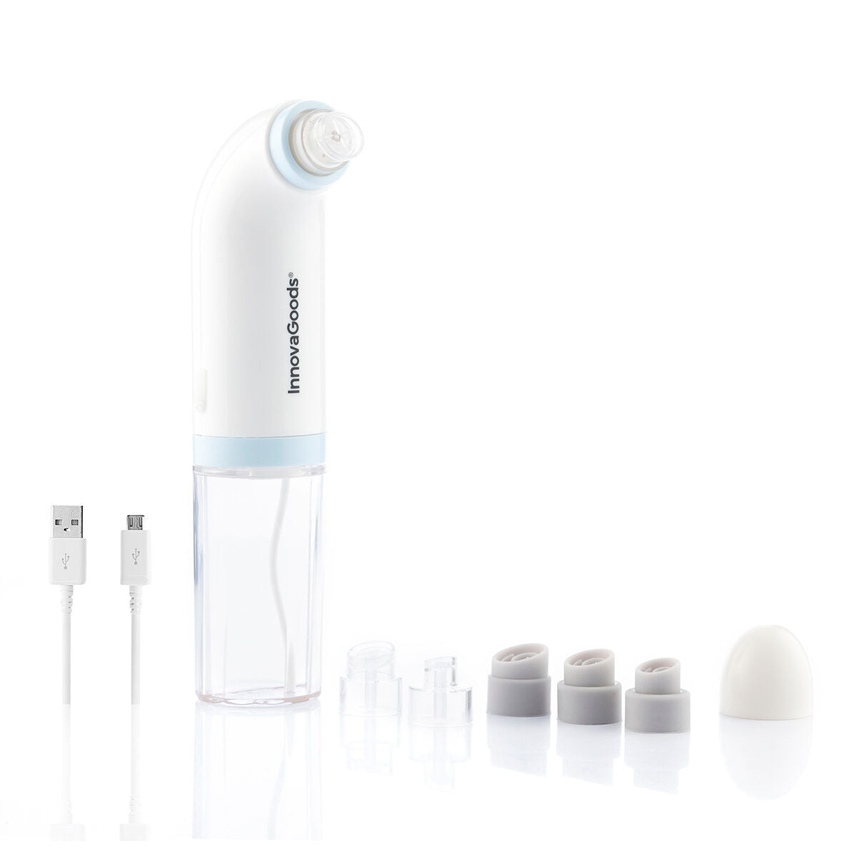 Innovagoods Rechargeable Facial Impurity Hydro-Cleanser Hyser Innovagoods