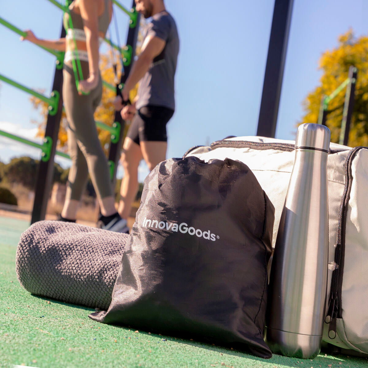 Innovagoods Set Of Resistance Bands With Accessories And Exercise Guide Tribainer Innovagoods 3 Units