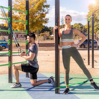 Innovagoods Set Of Resistance Bands With Accessories And Exercise Guide Tribainer Innovagoods 3 Units